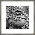 Joyful Lord Buddha Framed Print