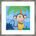 Jungle Monkey Framed Print