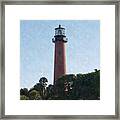 Jupiter Lighthouse Framed Print