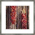 Just Hanging Around - New Mexico Chile Ristra Photograph Framed Print