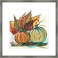 Just Pumpkins Framed Print