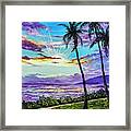 Ka'anapali Beach Sunset Framed Print