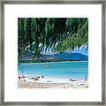 Kailua Beach Park Framed Print