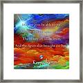 Kaypacha August 17,2016 Framed Print