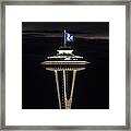 Ken Griffey Jr. Space Needle Framed Print