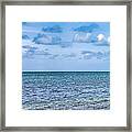 Key West Ocean View Panorama Framed Print
