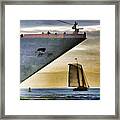 Key West Sailing Framed Print