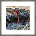 Kilauea Volcano Hawaii Framed Print