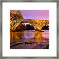 Kilsheelan Bridge At Night Framed Print