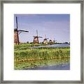 Kinderdijk Windmills 1 Framed Print