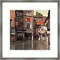 King Street Reflection Framed Print