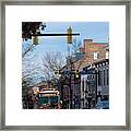 King Street Trolley In The Late Afternoon Framed Print