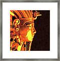 King Tut Mask Framed Print