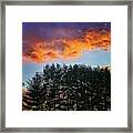 Kissing The Clouds Framed Print