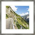 Klausen Pass Road Framed Print