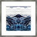 Knik Glacier Reflection Framed Print
