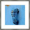 Knocker Face Framed Print