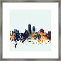 Knoxville Tennessee Skyline Framed Print