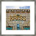 Kress Building Detail Framed Print