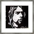 Kurt Kobain Framed Print