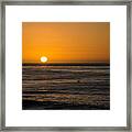 La Jolla Sunset Framed Print