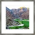 La Quinta Resort - Mountain Course - View From 16 Tee Framed Print