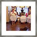 Lace Lady Of Burano Framed Print