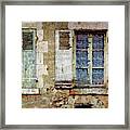 Lace Window Framed Print