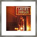 Ladies Parlor Framed Print