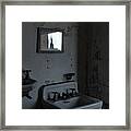 Lady Liberty In The Mirror Framed Print
