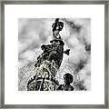 Lady Of The Fountain Framed Print