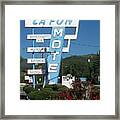 Lafon Motel Framed Print