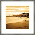 Laguna Beach Sunset At Shaw's Cove Framed Print
