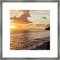 Lahaina Sunset Framed Print