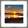 Lake Charlevoix Sunset Framed Print