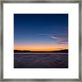 Sunset Over Lake Constance Framed Print