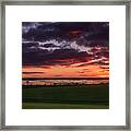 Lake Dumbleyung Sunset Framed Print