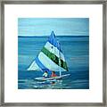 Lake Erie Sail 1 Framed Print