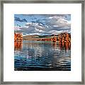 Lake George Panorama Framed Print