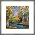 Lake In The Woods Framed Print