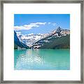 Lake Louise Mountain Lake Framed Print