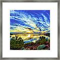 Desert Sunset Framed Print