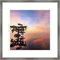 Lake Sunrise Framed Print