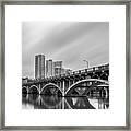 Lamar Bridge In Austin, Texas Framed Print