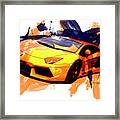 Lamborghini Aventador Framed Print