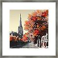Lancaster Cathedral From East Road Mini Framed Print