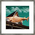 Land Shark Framed Print