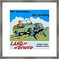 Landrover Advert - Go Anywhere.....do Anything Framed Print