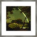 Landscape With A Rainbow By Joseph Wright Of Derby Framed Print