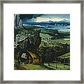 Landscape With Saint Jerome Framed Print
